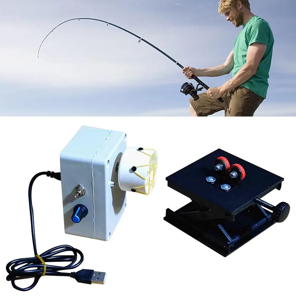 Portable Automatic Fishing Rod Epoxy Gluing Machine Rod Guide Cold Luya Slow Binding Glue Transfer DIY Raft Eye Wire G H2X6