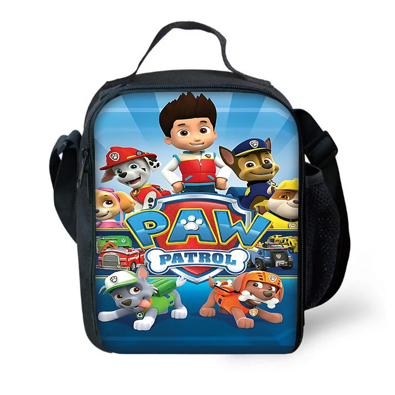 Niedlichen Cartoon Film Kind große Kapazität Tasche Junge P-Patrouillen Mädchen Student im Freien Picknick wieder verwendbare P-Pfoten Thermo kühler Lunchbox