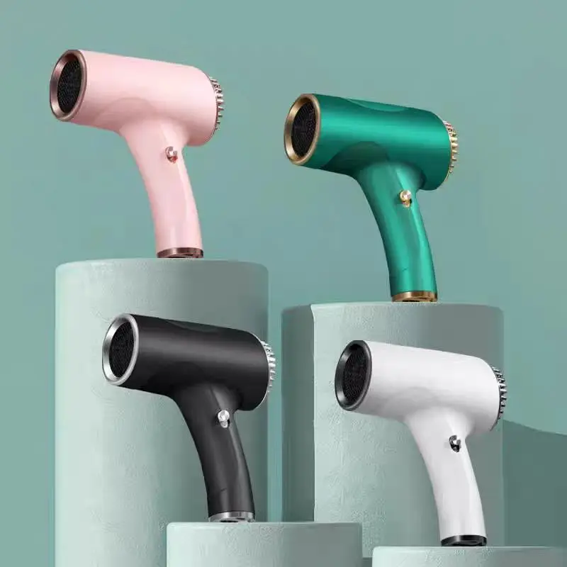 Wireless Portable Hair Dryer Professional Blow Dryer With Overheat Protection Mini Hair Dryer High power negative ion hair