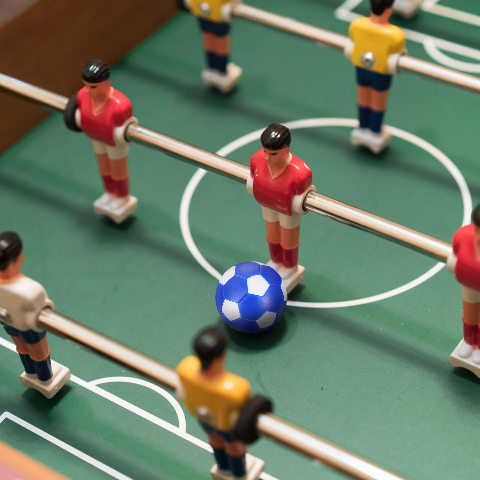 8 قطعة طاولة صغيرة لكرة القدم فووسبالل استبدال كرات ملونة سطح أملس كرات القدم لعبة الملحقات كرة فووسبالل