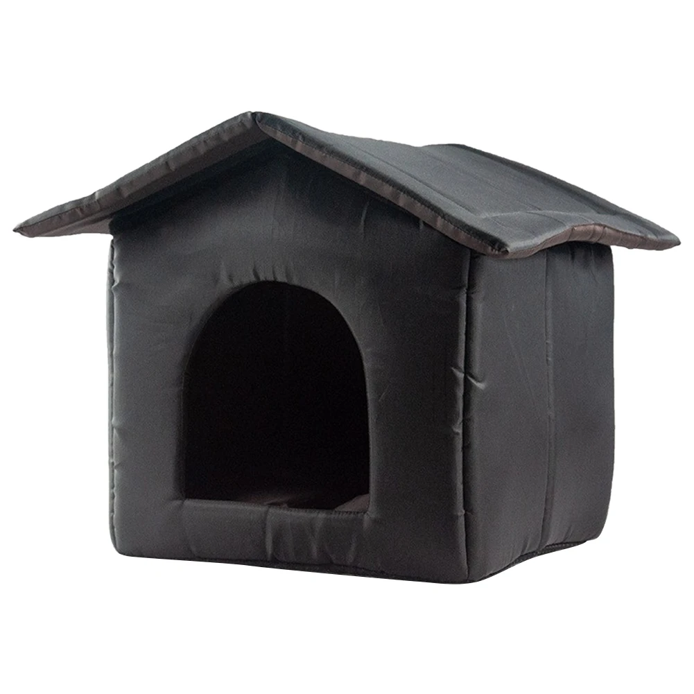 Outdoor Cat House Winter Cat House Kennel, Easy To Clean Waterproof Foldable Cat Litter Tent Outdoor Cat Or Small Dog Shelter