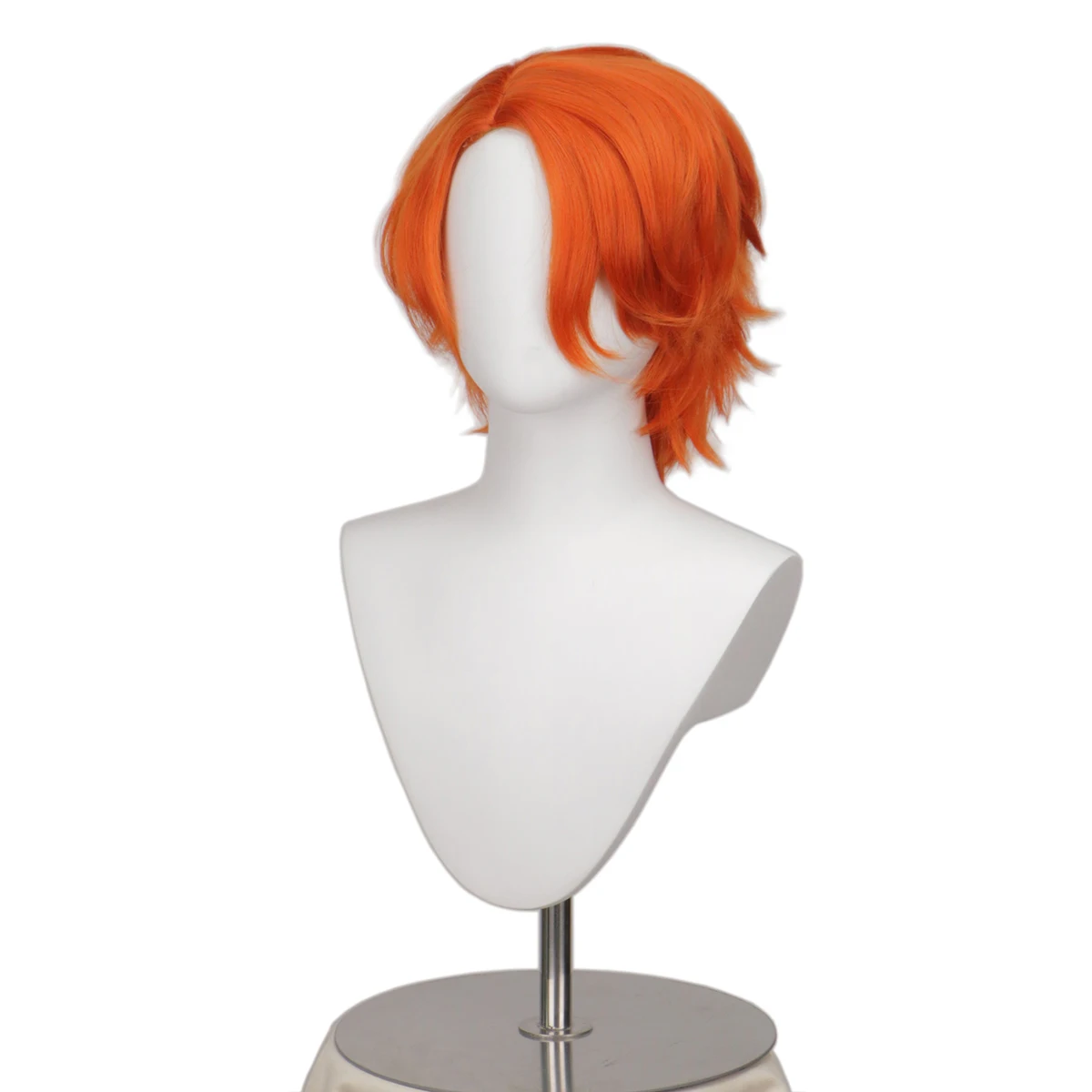 Peruka do cosplayu Nicka Wilde'a z anime, pomarańczowa peruka cosplay, odporna na ciepło peruka syntetyczna, na Halloween, karnawał, imprezę.