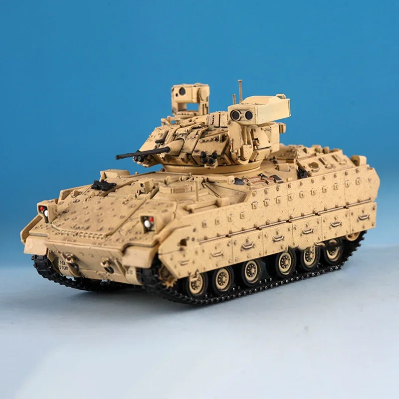 American M2A3 Bradley Infantry Fighting Vehicle 63075 Bradley Desert 1/72 Scale Finished Military Model Collection Ornament