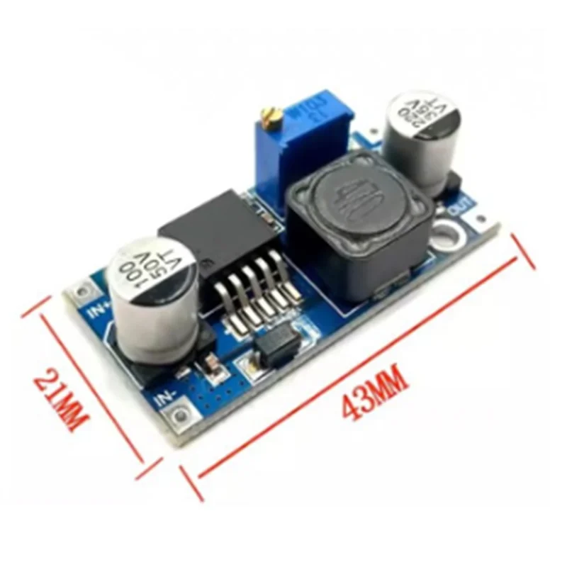 PHILE-Lm2596s DC-DC MÓDULO Regulador de Tensão Step-Down Ajustável LM2596S-ADJ 3-40V PLACA de Fonte de Alimentação 3A Conversor Buck