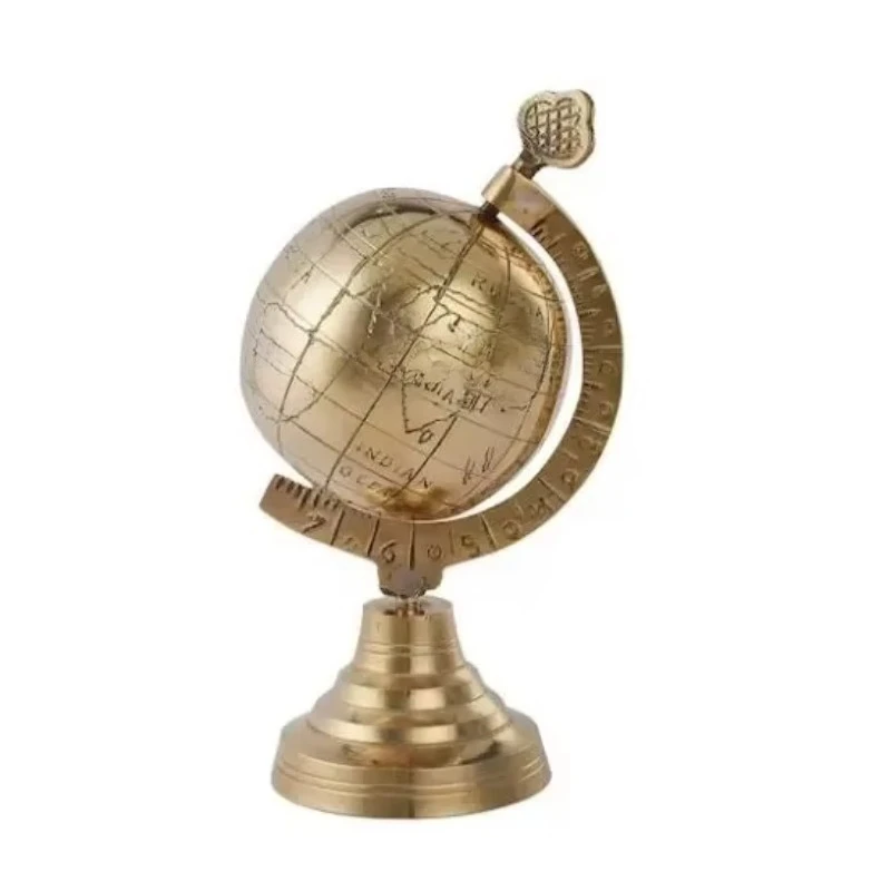 

Hot Price Aluminum Gold World Globe Office Desktop Decoration Geography School Student Education Map Globe