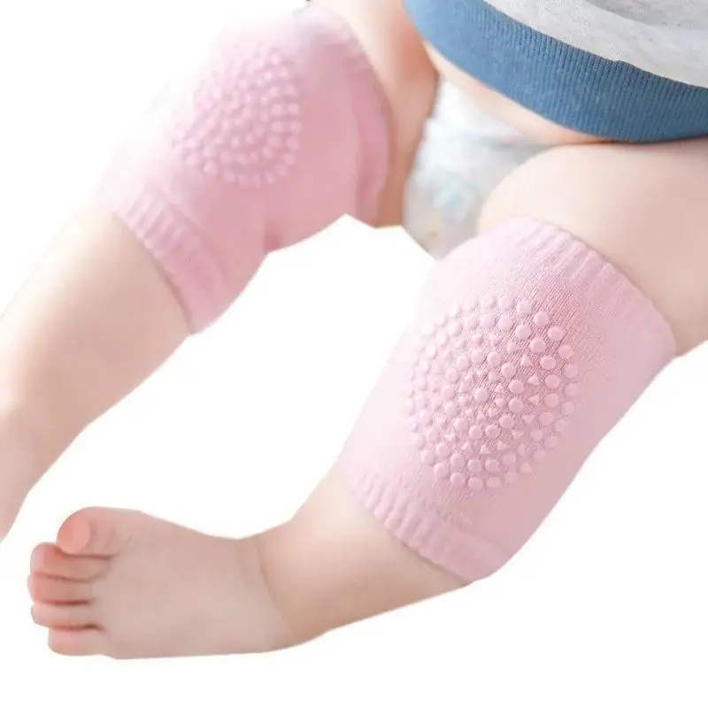 幼児子供膝パッドプロテクターソフト厚みのあるテリー滑り止め調剤安全クロールベビーレッグウォーマーウェルパッド子供のための