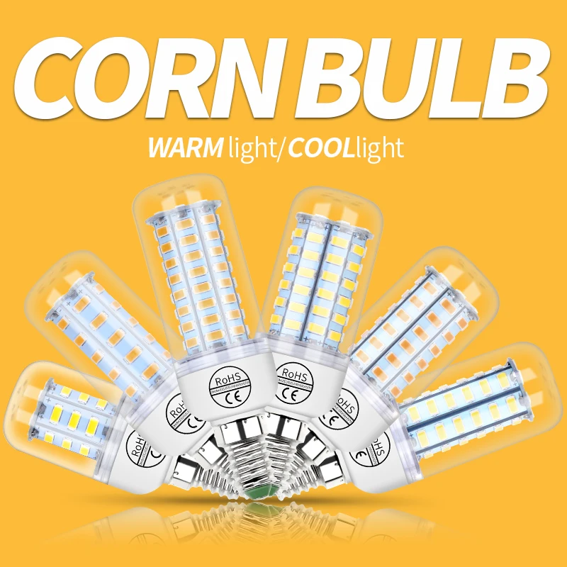 220V LED Bulb E27 Lampada E14 Spotlight Energy Saving Corn Bulb GU10 Corn Lamp B22 Led Lamp G9 Ampoule For Living Room Lighting