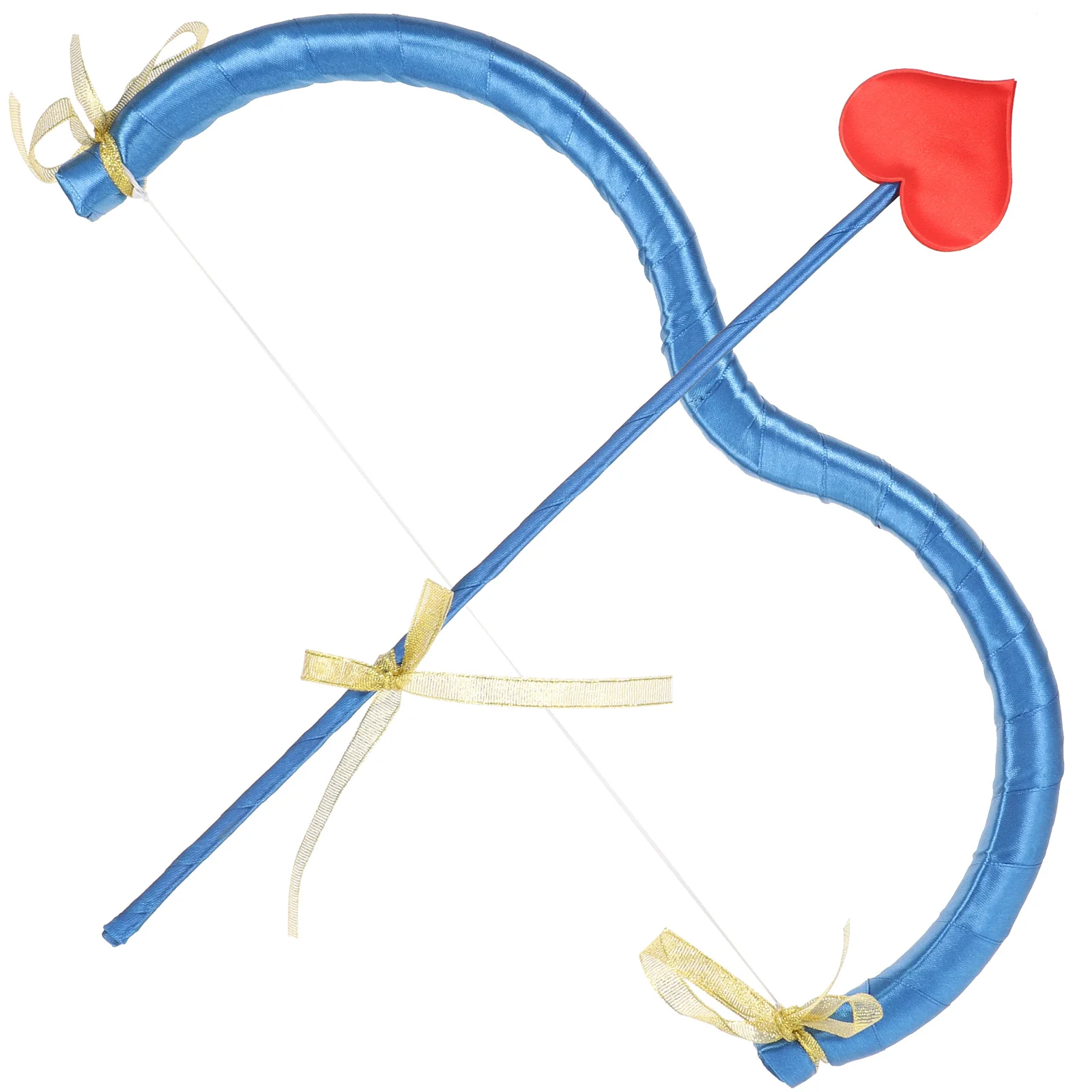 1 セットキューピッドアロー弓再利用可能な軽量耐久性のあるバレンタインパーティー用品コスプレ衣装小道具アクセサリー男性女性のための