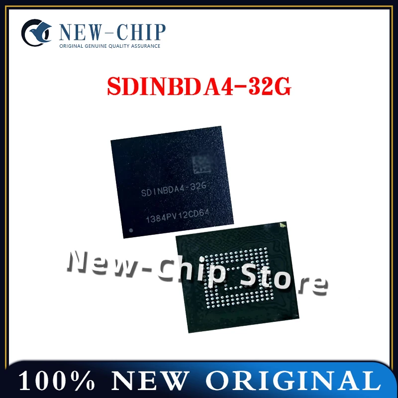 1PCS-10PCS/LOT  SDINBDA4-32G   SDINBDA4-64G  SDINBDA4-128G   BGA153  New Original