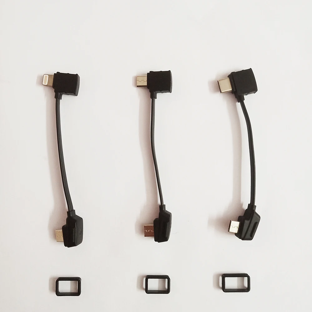 Używany do oryginalnego pilota zdalnego sterowania DJI kabel do transmisji danych dla Mavic Pro 2 Mini 2 Air 2 Wire Connet Android Micro USB type-c IOS
