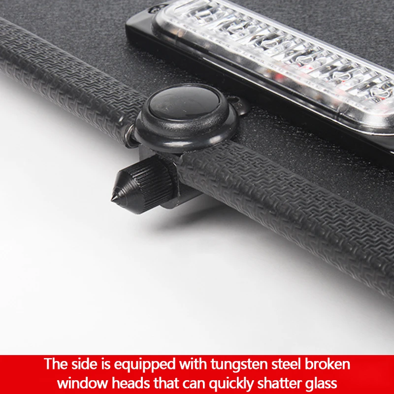 Octagonal Aluminum Alloy/Carbon Fiber Tactical Anti-riot Shield, Strong Flash, Anti-stab And Anti-chop Security Shield