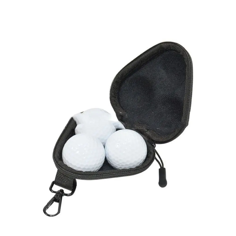 Retro EVA Golf Ball Storage Bag Detachable Waterproof Small Golfs Pouch Leak-proof Portable Golf Ball Storage Case Travel