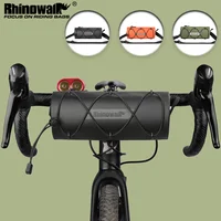 Rhinowalk-bolsa para manillar de bicicleta, bolsa impermeable para tubo delantero de bicicleta, alforja para ciclismo de carretera, 1,9l, 100%, novedad de 2023