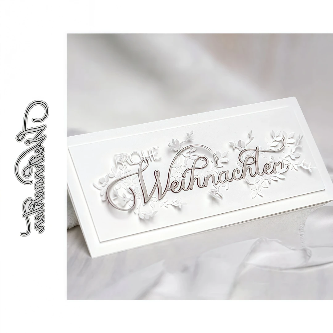 Neue Weihnachts-Stanzform ist geeignet für Weihnachten, Scrapbook, Album, Karte, DIY-Produktion, Stanzen, Prägen, Dekoration, Vorlage