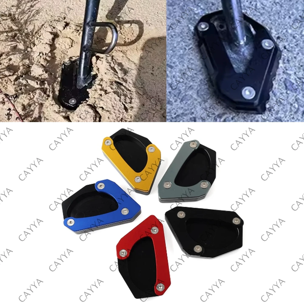 Подставка для мотоцикла, удлинитель боковой опорной площадки, опорная пластина для Suzuki DL 650 V STORM 650 14-2022, алюминиевая