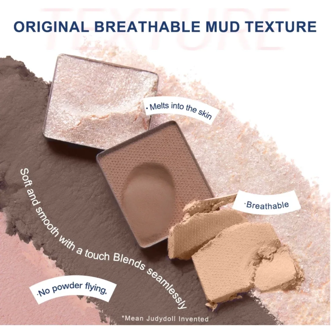 Judydoll paleta de 7 cores sombra destaque pó paleta de longa duração fumado diário fosco shimmer maquiagem cosméticos