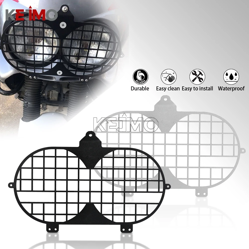 

Motorcycle Head light Grill Guard For Honda XRV750 Africa Twin XRV 750 1997-1998-1999-2000-2001-2002 Headlight Cover Protector