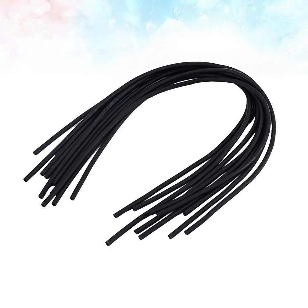 

10pcs Yangqin Beater Tube For Chinese Dulcimer Bamboo Hammers Professional Elastic Rubber Parts Durable Black Instrument