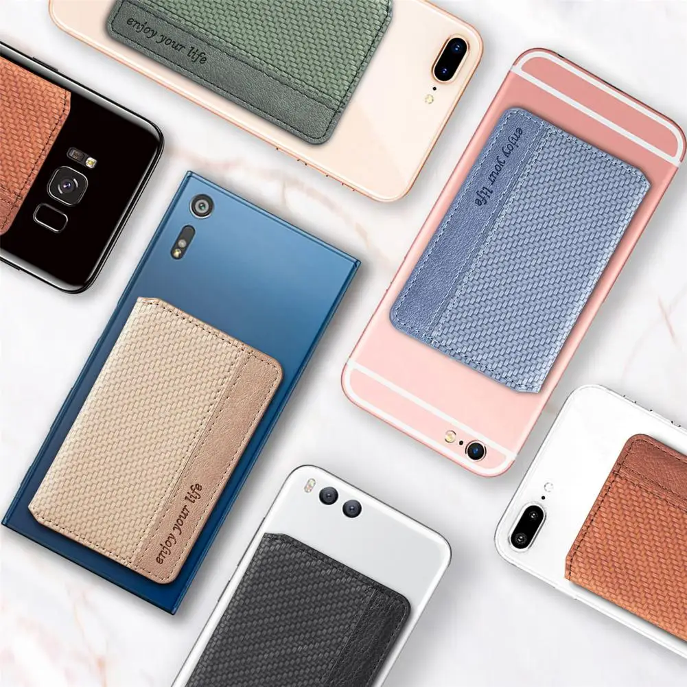 Durable Phone Holder Multicolor Phone Card Holder Versatile Magnetic Phone Card Holder Sticker Mount  Storage