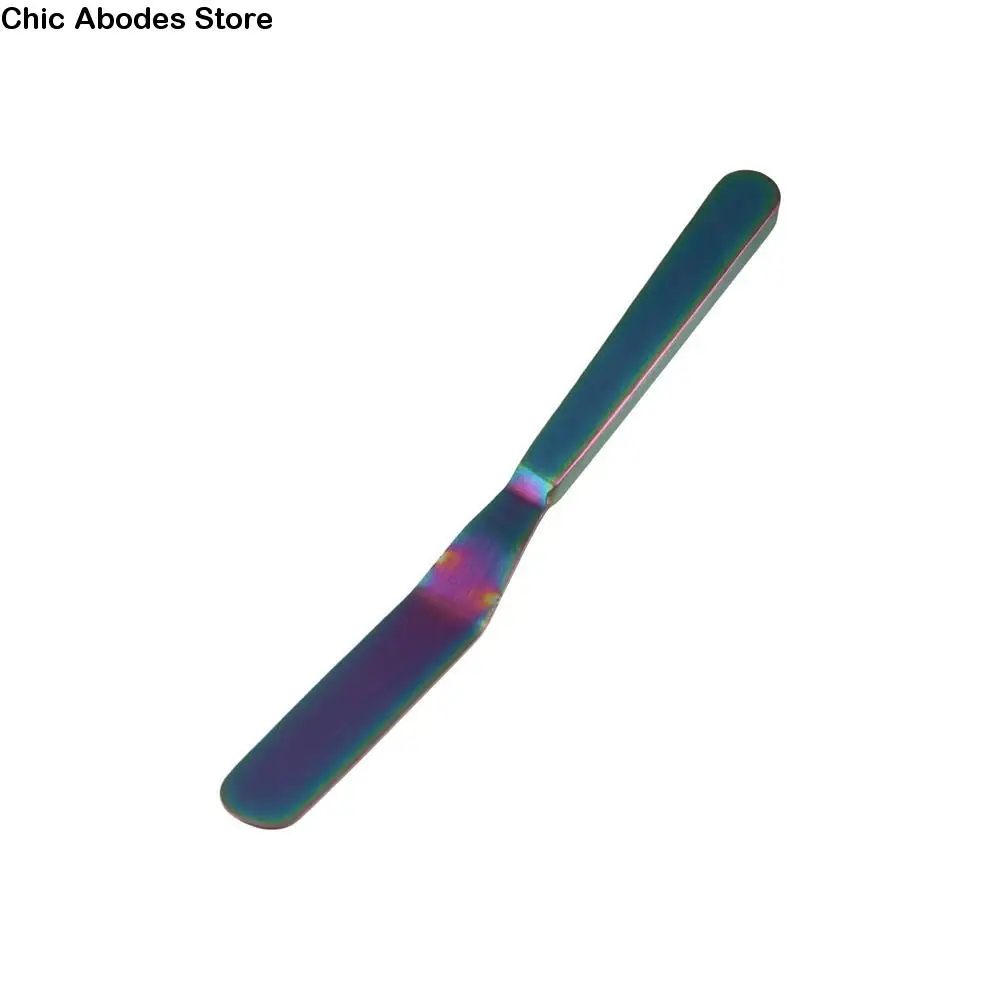 

Household Stainless Steel Butter Scraper 8 Inch Rust-proof Cake Icing Spatula Comfortable Grip Jam Spreader Bread