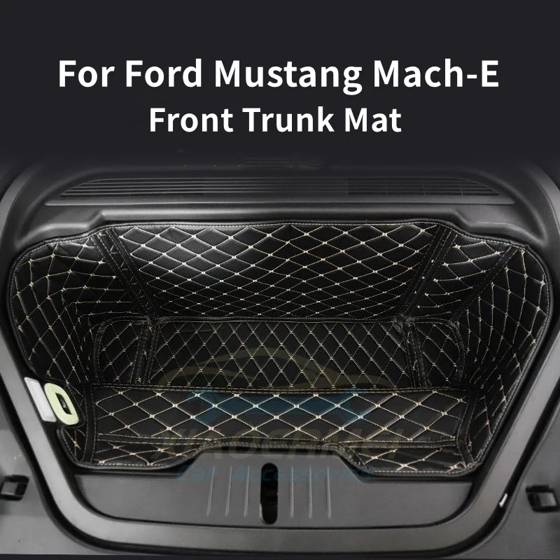 

For Ford Mustang Mach-E 2021 2022 Front Trunk Mat Front Full Pad Cargo Liner Area Protective Cover Anti-Dirt Pad Car Accessories