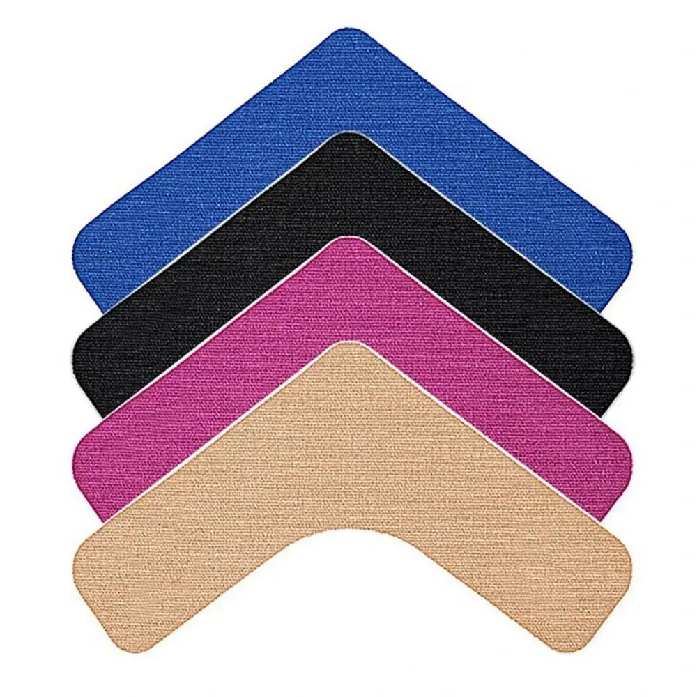 10pcs V-Shaped Kinesiology Tape Self-adhesive Elastic Fabric V-Shaped Muscle Patch Multiple uses Multiple colors