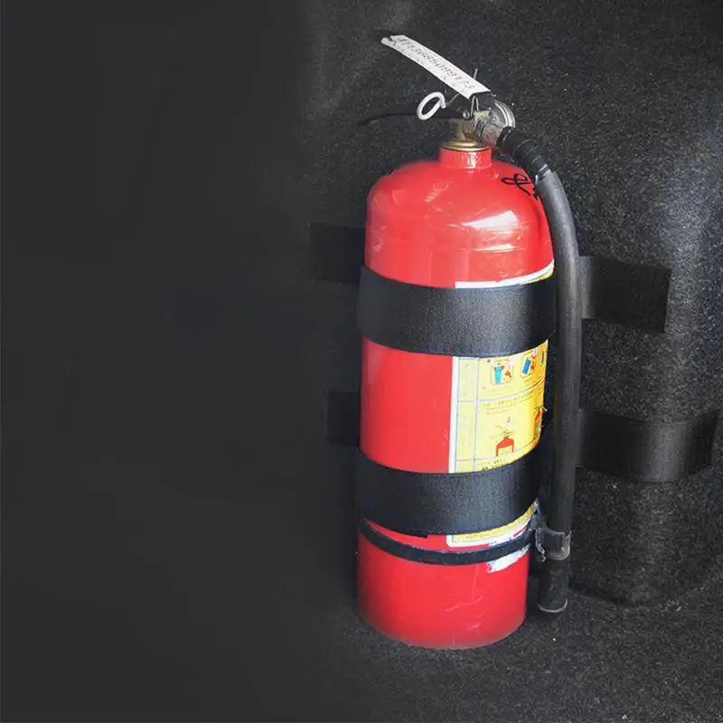 Car Trunk Organizer Elastic Fixing Belts Storage Bag Tapes Fire Extinguisher Fixing Belts Auto Interior Accessories image 3