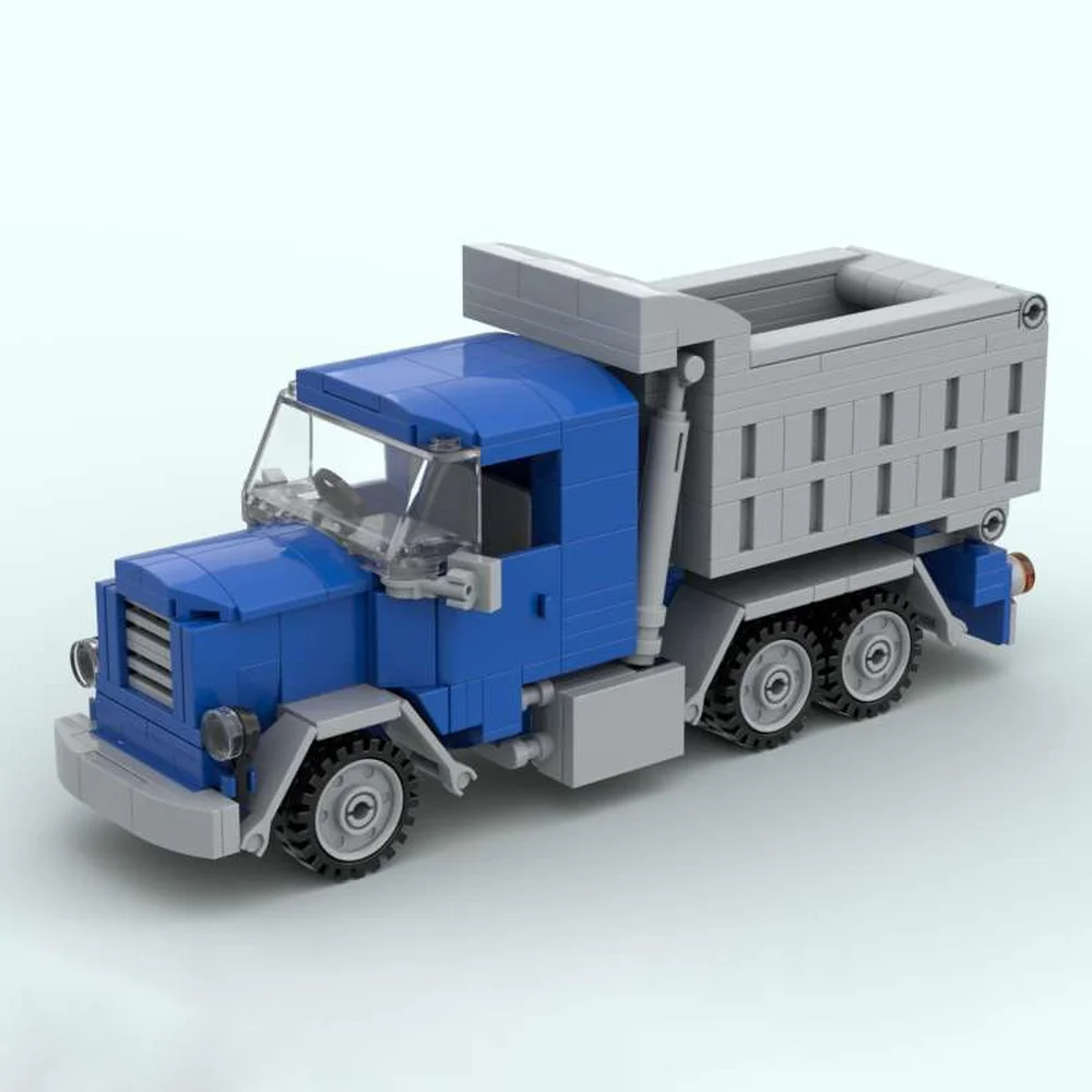

New 2025 Transport Truck Series Classic Model Static Edition Box Truck Children's Toy Christmas Gift Technology Building Blocks