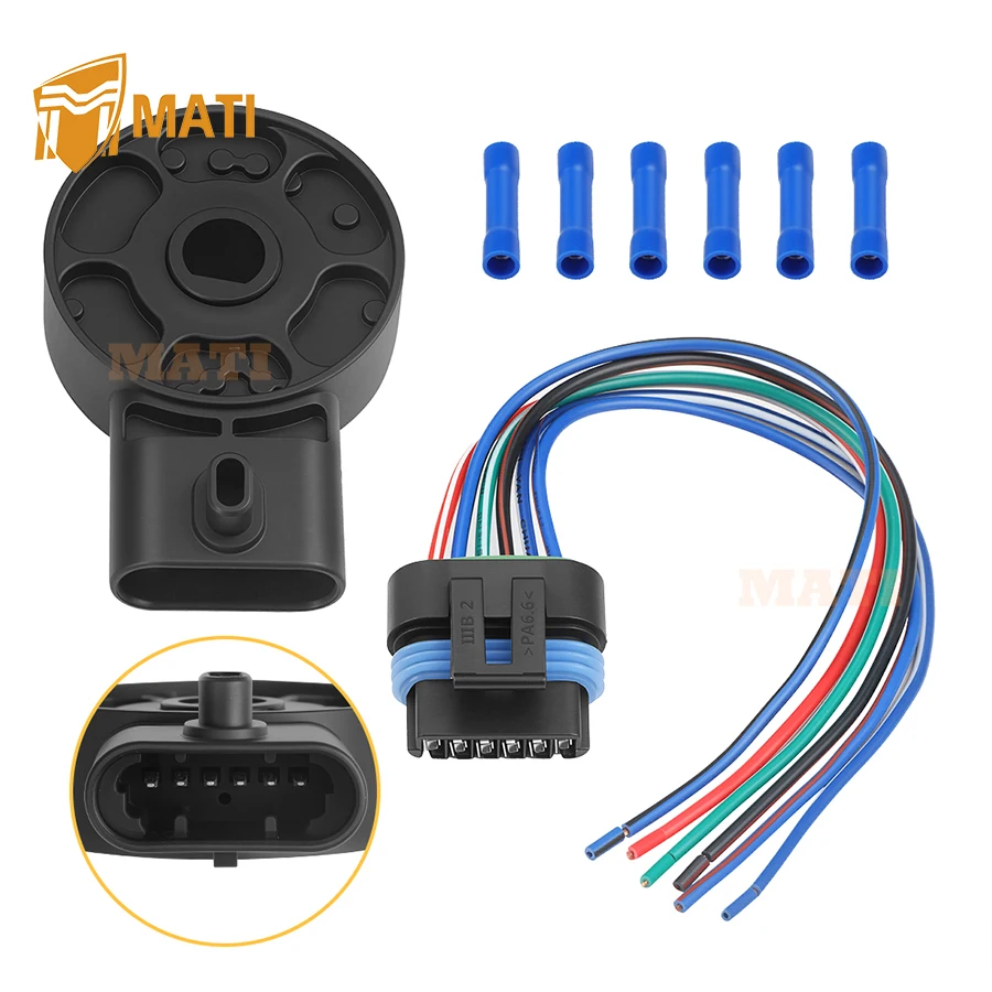Gear Position Sensor & Pigtail Harness for Polaris Sportsman Scrambler Ranger Magnum Hawkeye ATP 330 400 450 500 550 570 600 700