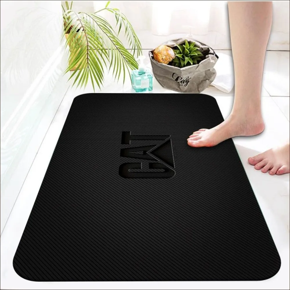 C-Caterpillar logo Floor Mat Room Mats Non-Slip Laundry Room Mat Laundry Decor Balcony Child Living Room Household Carpets