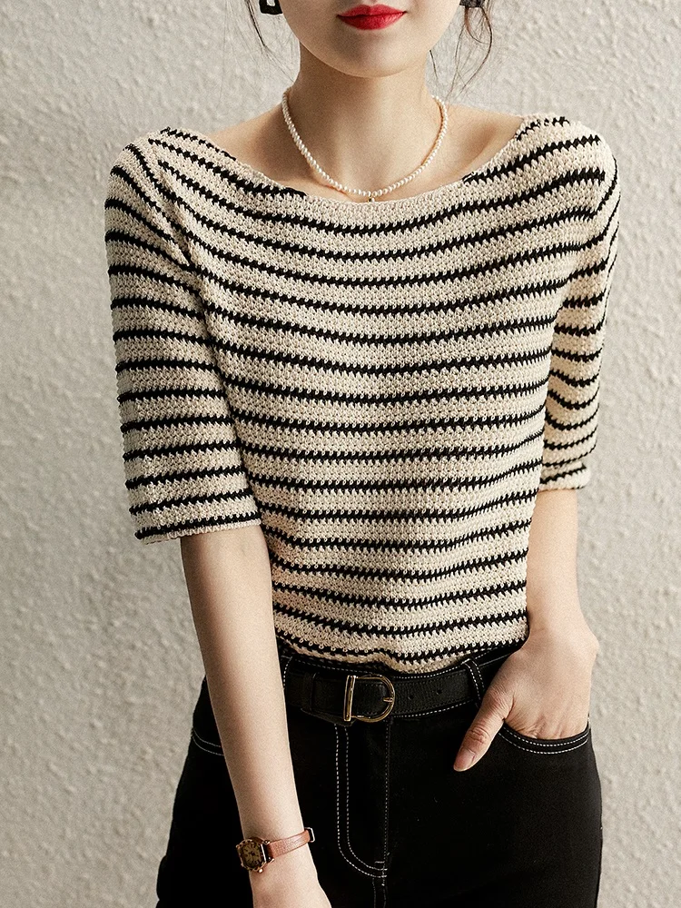 

Летний эластичный пуловер ort Sve Top Женский уличный круглый Ne Long Sve Regular Fit Bodycon irt Другой материал