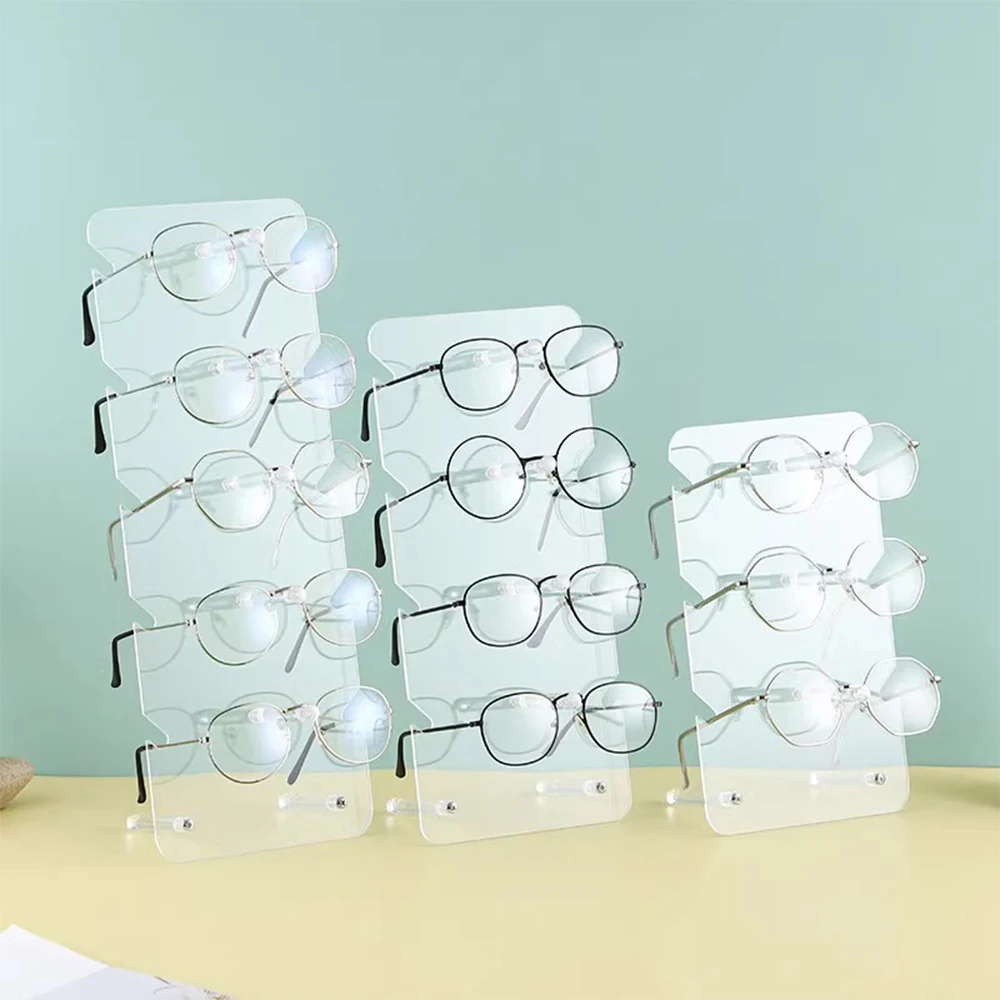 

Multi-Layer Acrylic Glasses Display Shelf Sunglasses Storage Rack Home Eyeglasses Storage Display Stand Organization