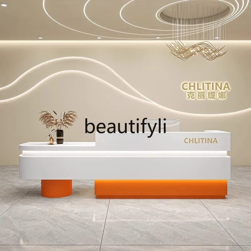 1*Beauty salon Bar Hair salon Paint front desk Clothing store checkout page Reception desk