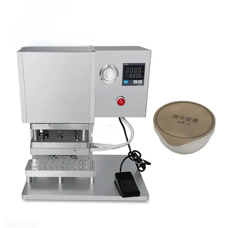 Automatic aluminum foil can tea sealing machine jelly cup health tea coffee sealing machine