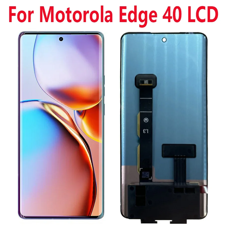 6.67“ OLED For Motorola Edge 40 Pro LCD Display Screen Touch Panel Digitizer 6.55\