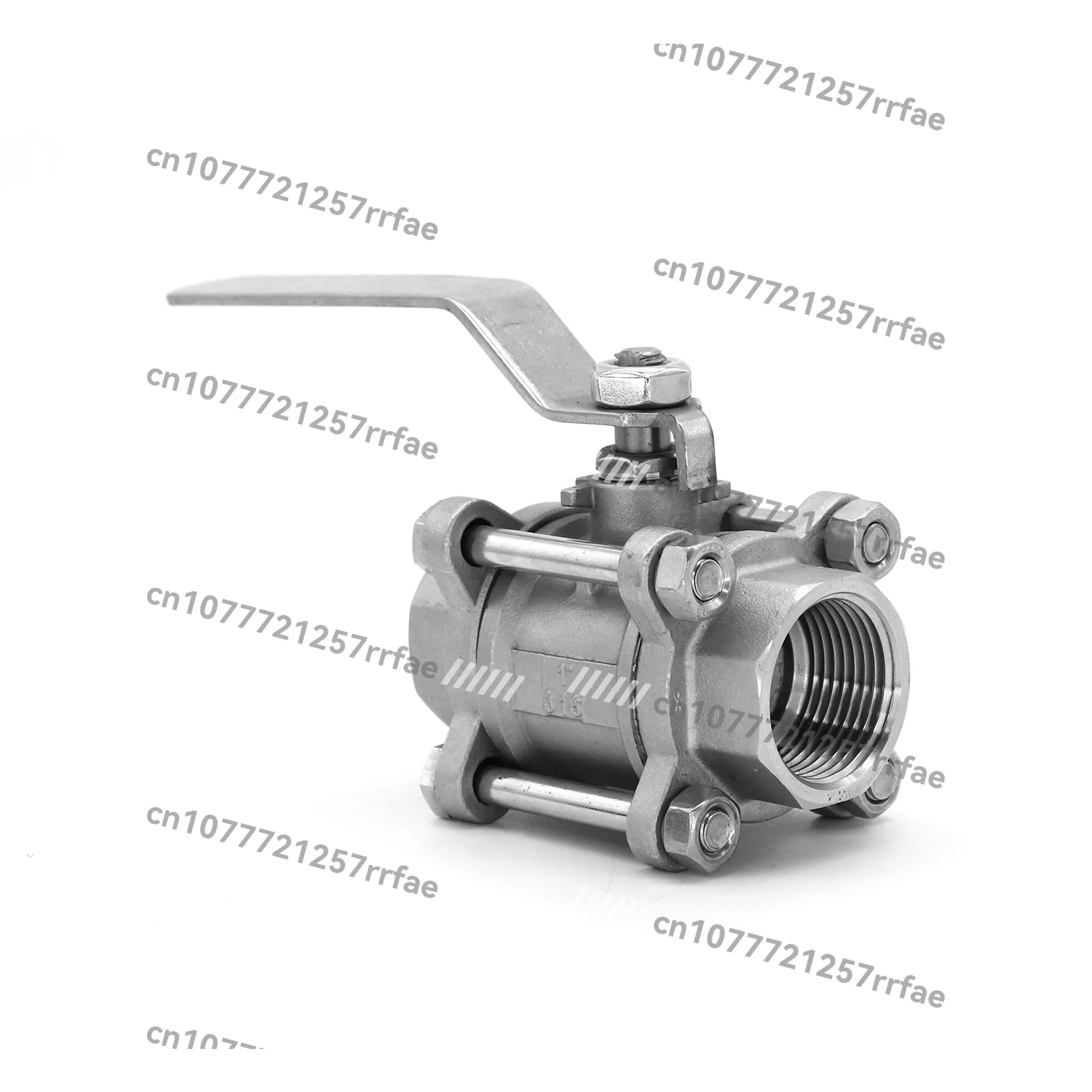 SS304 316L NPT internal thread PN16 long handle PTFE sealed ball valve manual water valve stainless steel cast iron