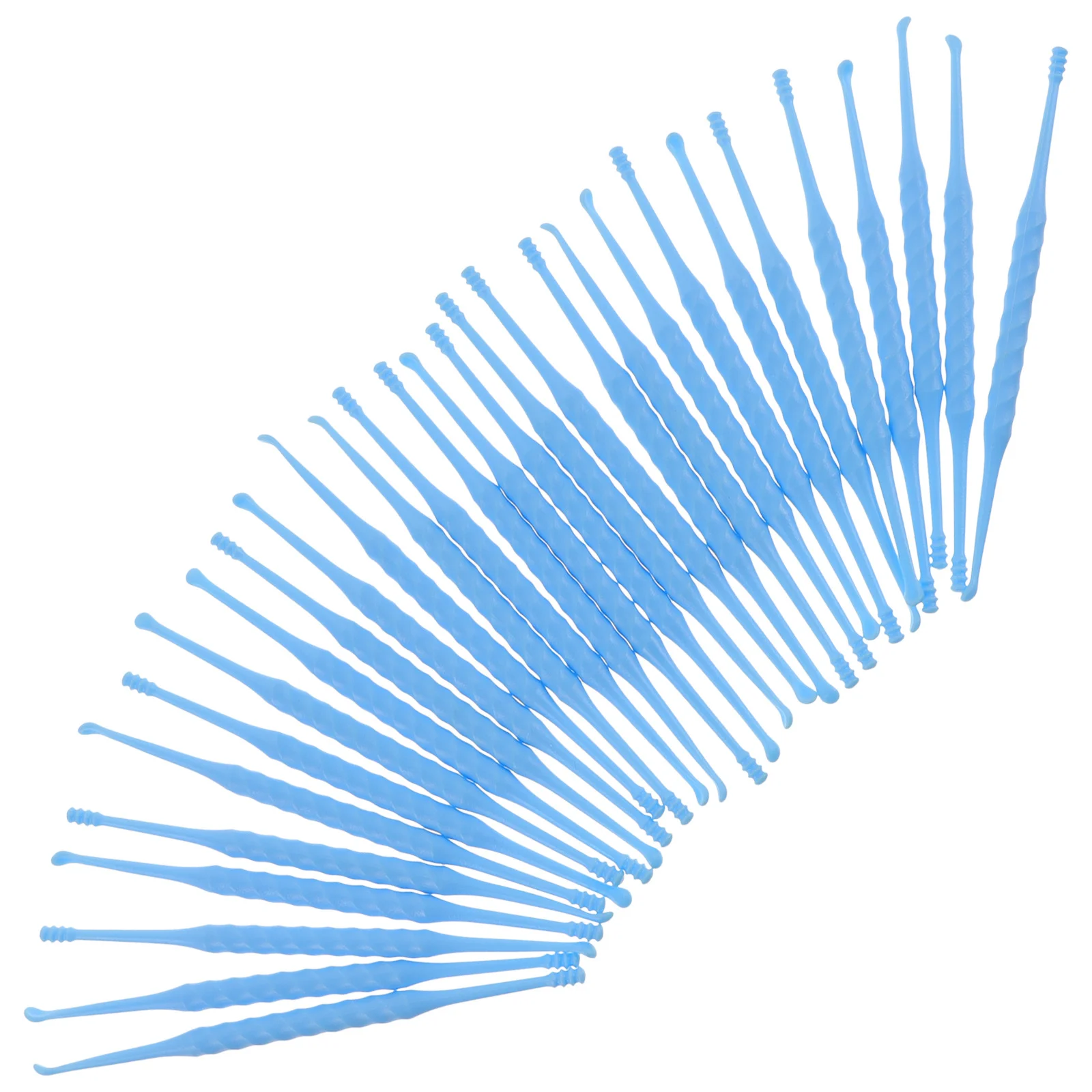 

30 шт., сборщик ушной серы, пластиковый одноразовый очиститель для ушей, гладкий безопасный портативный инструмент для дома, путешествий, кюретка для удаления воска