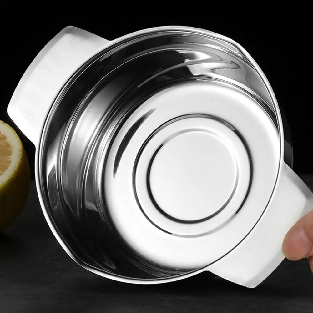 1 Stück tragbarer Zitronenpresse und Entsafter aus Edelstahl mit Schüsselbehälter – einfach zu bedienen und praktisch für Orangen und Zitronen – Detail 1