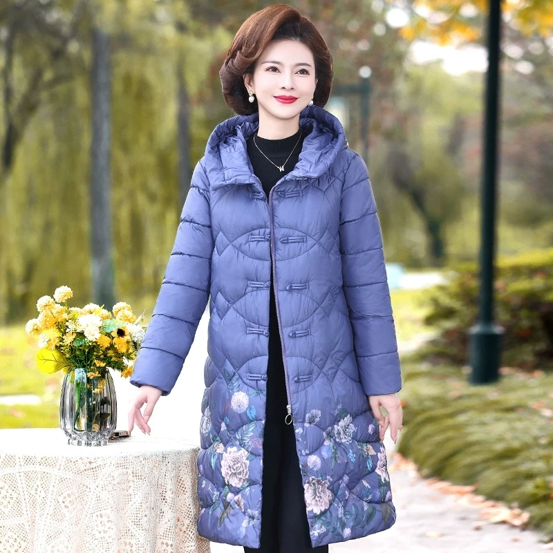 

2025 Women's Hooded Down Cotton Jacket Parkas Thick Warm Snow Coat Female Loose Padded Clothes Winter Korean Parka Casual Outwea