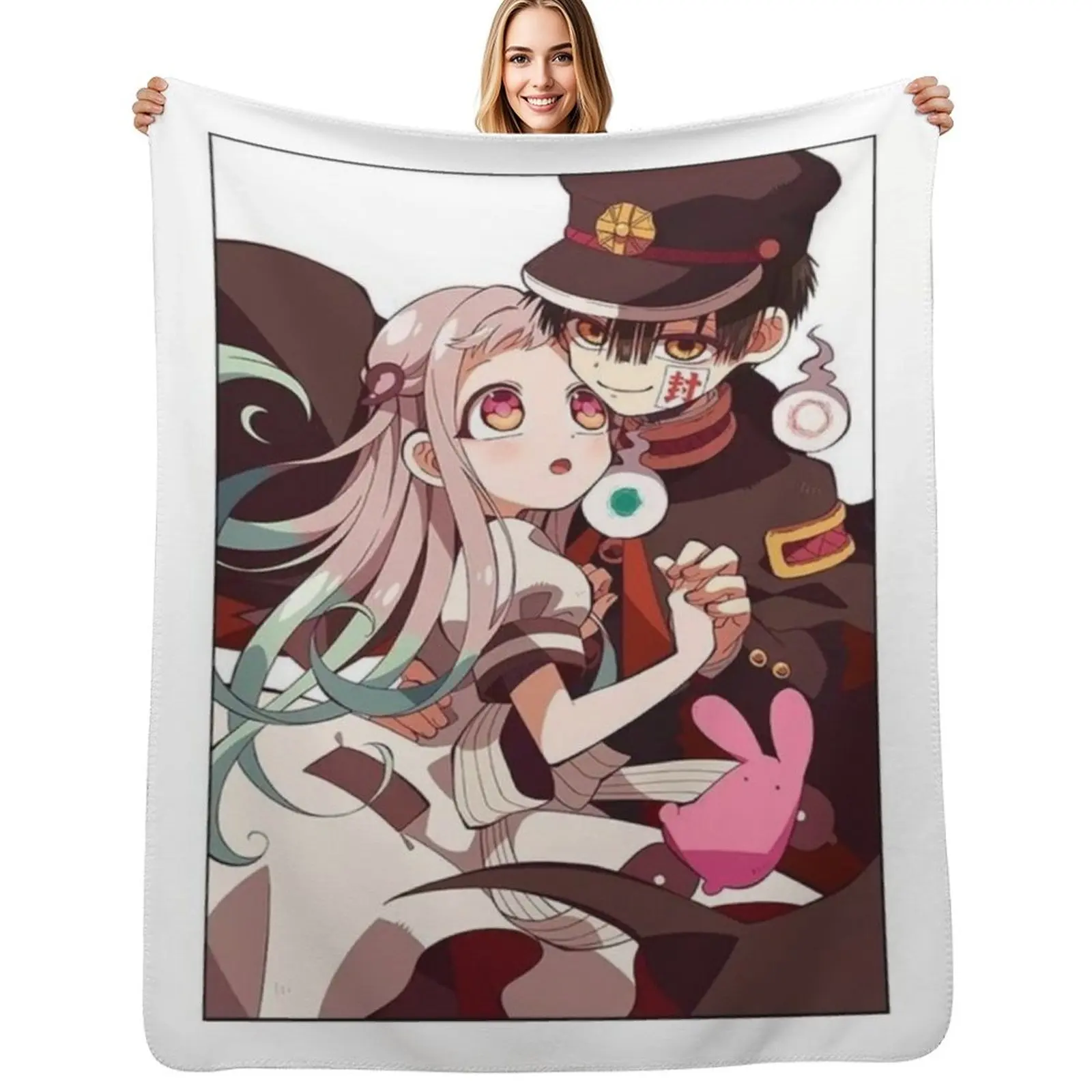 Toilet Bound Throw Blanket Soft Comfort Blanket for Reading Watching TV