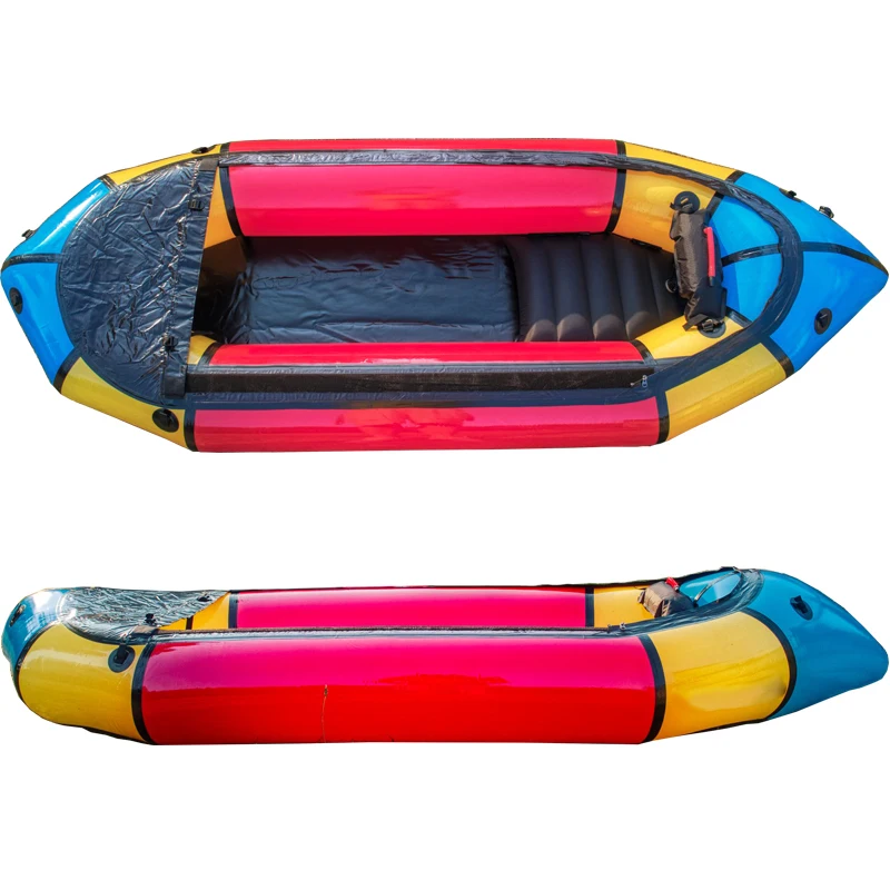 Kokopelli Packraft OEM ODM 350cm 2 Person Packraft Whitewater Lightweight TPU Inflatable Packraft For Sale