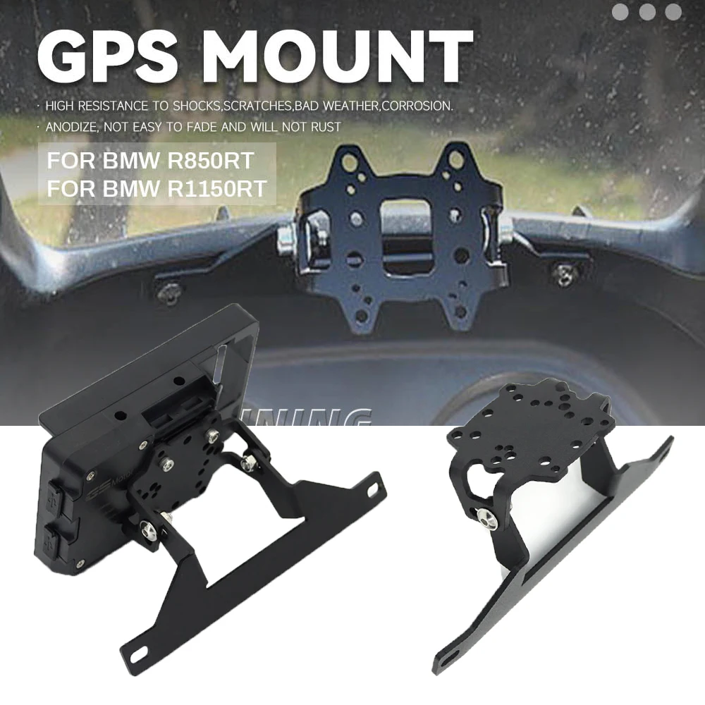 NUOVO Supporto Del Basamento Del Telefono Del Motociclo Staffa GPS Supporto Del Telefono USB PER BMW R 850/1150 RT R1150RT R850RT