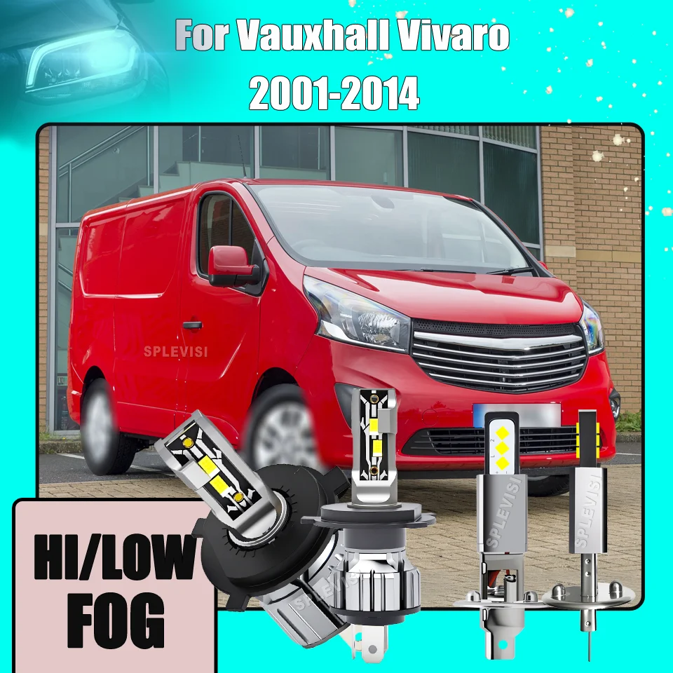 

Energy-Saving LED Headlight Foglight For Vauxhall Vivaro 2001 2002 2003 2004 2005 2006 2007 2008 2009 2010 2011 2012 2013 2014