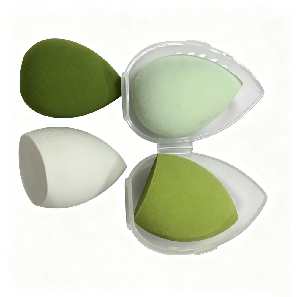 vvocci Beauty Cosmetic Egg Beauty Blender Teardrop 4pcs Gourd Oblique Cut Makeup Sponge Powder Puff Makeup Sponge