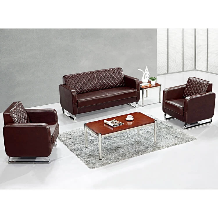 Picture 5: Wholesale  Commercial  Office Furniture  Meeting Room Sofas    Sectional  Sofa Sets  Luxury  1 1 3 Seater Office Sofa