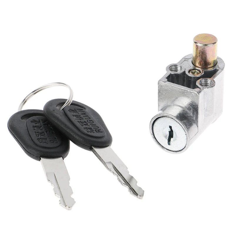 Blocco dell\'accensione 1Pc blocco della scatola del pacco di sicurezza della batteria + 2 chiavi per la bici elettrica del motociclo Scooter E-Bike