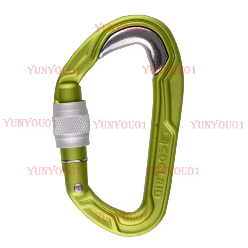 EDELRID Andorui tornillo a prueba de balas interior de acero resistente al desgaste bloqueo de Montañismo multipotencia hebilla cerradura principal