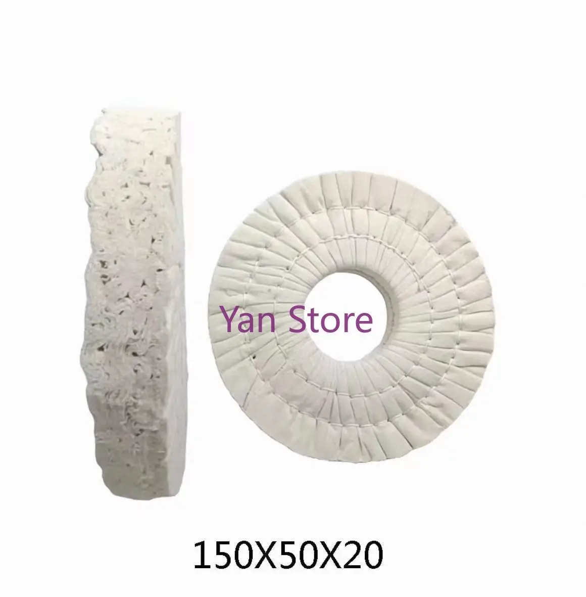 5PCS 150x50x20mm Buffing Wheel Polishing Wheel Without Wire for KDT HOMAG Edge Banding Machine