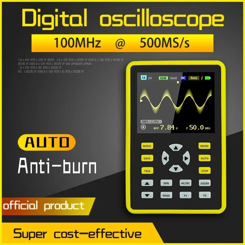 NEW 5012H Digital Oscilloscope Boasting 100MHz Analog Bandwidth 500MS/s Sampling Rate Waveform Storage Support