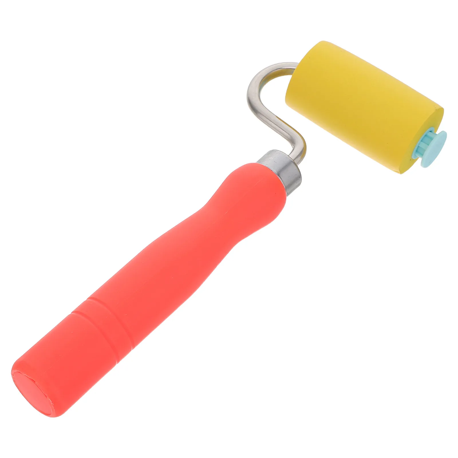 Sponge Wallpaper Seam Roller Soft Sponge Smoothing Tool with Plastic Handle Professional Seam Roller for Wallpaper Installation